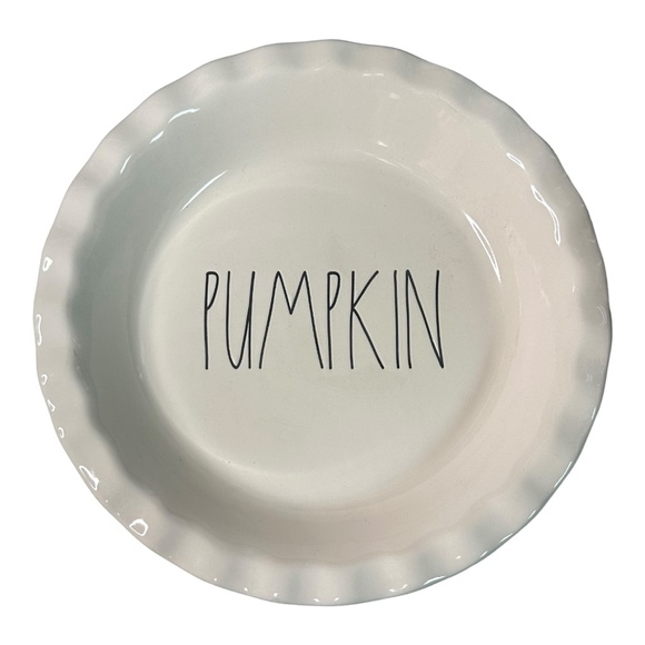 Rae Dunn "PUMPKIN" Pie Baking Plate - Picture 1 of 1